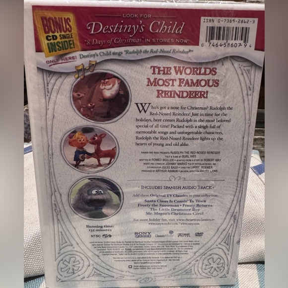 🎄 Vintage Rudolph the Red-Nosed Reindeer – Brand New, Sealed 2004 DVD 🦌✨ - Picture 3 of 16